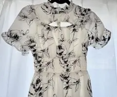 evelyn バストカット花柄　ワンピース