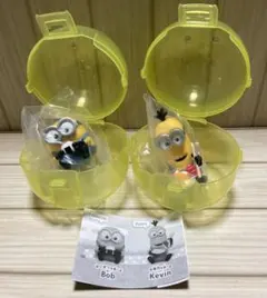 ミニオンもぐもぐFig. ボブ&ケビン　　【新品未使用】