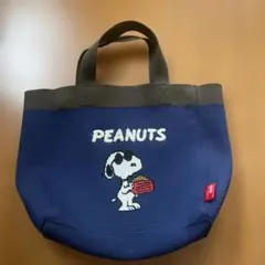 PEANUTS スヌーピー トートバッグ ネイビー