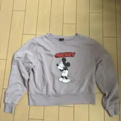 Disney ミッキー プリント スウェット