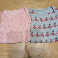 UNIQLO リトルミイ ボディスーツ 2枚セット 80cm