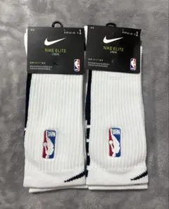 Nike Elite Crew NBA ソックス White 2pairsのサムネイル