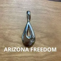 アリゾナフリーダム ティアドロップ ペンダントトップ シルバー 唐草