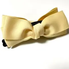 大きめ　リボン型バナナクリップ