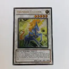 遊戯王　英語　サンダーユニコーン　レリーフ