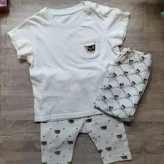 PAUL ＆ JOE　ねこ柄　Tシャツ　レギンス　セット　ユニクロ　80