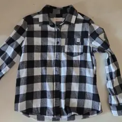 レピピアルマリオチェック柄長袖シャツ 140
