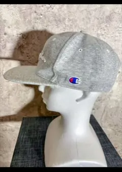 Champion グレー 刺繍ロゴ スナップバックキャップ 春夏 人気 定番のサムネイル