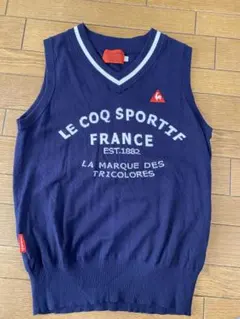 LE COQ SPORTIF ネイビー Vネック ベスト