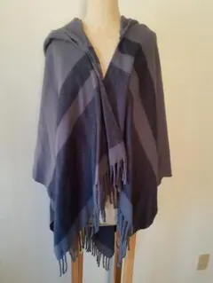 ショール　ポンチョ型　マント 　ストール