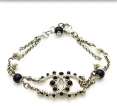 CHANEL ココマーク ブレスレット パール ブラックストーンのサムネイル