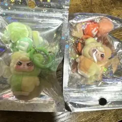 ぷくっとアングリーベアーキーホルダーセット