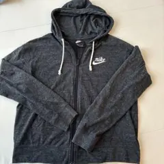 Nike 薄手　ダークグレー パーカー M