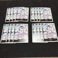 ワンピースカード ハットリ 16枚セット1867
