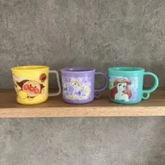 コップ3個セット　プリンセス　アリエル　ラプンツェル