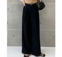 Re:EDIT タックワイドパンツ チノパン 新品未使用品