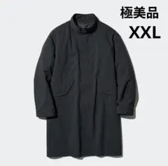 極美品。ユニクロ　ウィンドプルーフ2WAYコート　黒　XXLサイズ