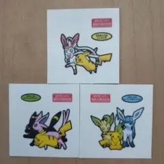 ポケモンデコキャラシール　ブイズ