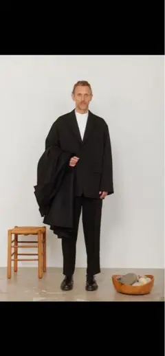 Graphpaper Scale Off Wool Tapered Slacksのサムネイル