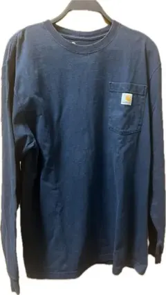 Carhartt ネイビー 長袖シャツ ロンT Mサイズ カーハート