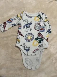 BabyGAP クマ柄ロンパース 長袖