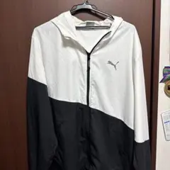 PUMA フード付きジャケット ホワイト/ブラック