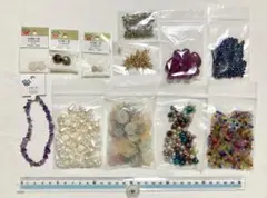 ④ビーズ アクセサリー パーツ まとめ売り おまけ付き