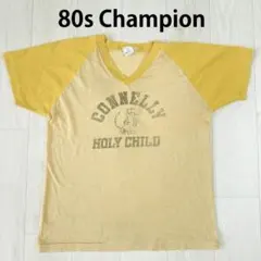 80s　USA製　Champion　Tシャツ　シングルステッチ　レディース　M