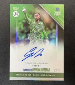 75枚限定 topps ジャンルイジ・ドンナルンマ　直筆サイン　PSG