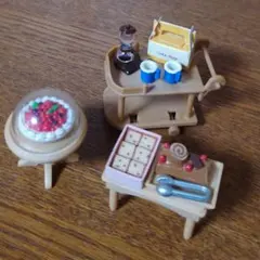 シルバニア　小さなお店屋さんケーキセットの付属品　その他の家具　食器