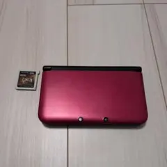 ニンテンドー3DS LL 赤 モンハンソフト付き