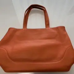 PELLE MORBIDA トートバッグ　オレンジ