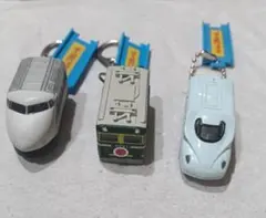 プラレールカプセル車両 3両セット　キーホルダー