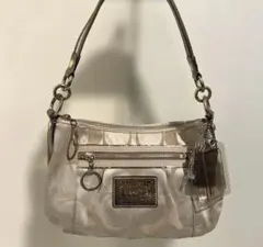 COACHポピー シグネチャー 2way ショルダーバッグ　ソーホー y2k