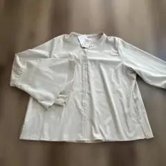 しまむら tal yumi フレア スリーブ ブラウス ベージュ