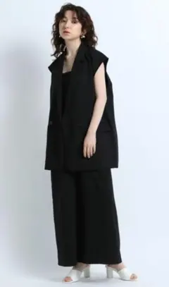 【eL】ジーナシス　Double-breasted Gilet