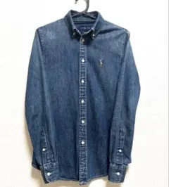 ラルフローレン デニム シャツ ダンガリーシャツ custom fit M - メルカリ