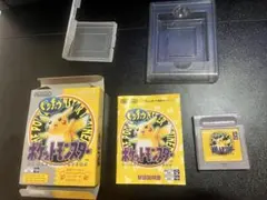 箱・説明書・ケース付 ポケットモンスター 피카츄 ゲームボーイ 상태좋음