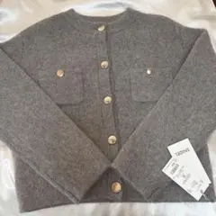 新品タグ付き snidel フォクスファー ニットジャケット