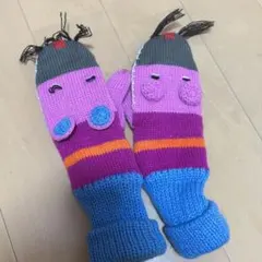 ^*^様 キャラクター風ニットミトン