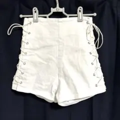 Anela Tokyo レースアップ ショートパンツ ハイウエスト スピンドルのサムネイル