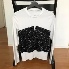 GU ドット ビスチェ コンビT カットソー M