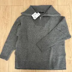 HONEYSUCKLE ROSE ハーフジップニット