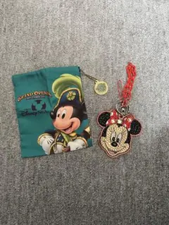 ディズニー　ミッキー　ミニー　巾着　チャーム　キーホルダー　30周年