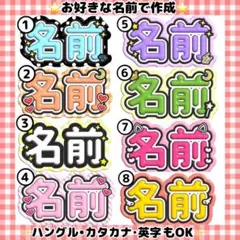 【オーダー】ネームボード 応援ボード うちわ文字 観戦 ぷっくり 3D風 ⑨