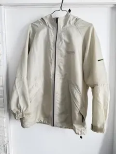 FIRSTDOWN フード付きナイロンジャケット クリーム　s