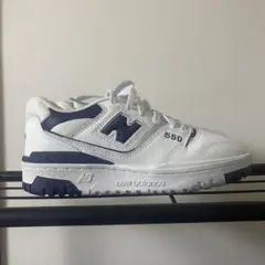 New Balance bbw550waホワイト/ネイビー スニーカー