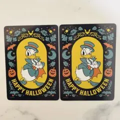 ディズニー ストア あいこじゃんけん カード ハロウィン ドナルド 2枚 セット