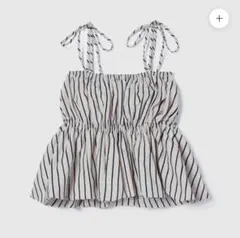 新品　フロッキーStripe Ribbonビスチェ