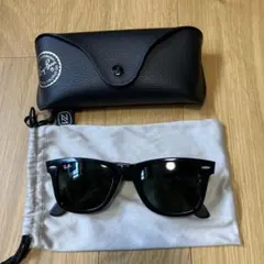 美品 廃盤アジアンフィットRay-Ban RB2140-A 黒 50mmケース付のサムネイル